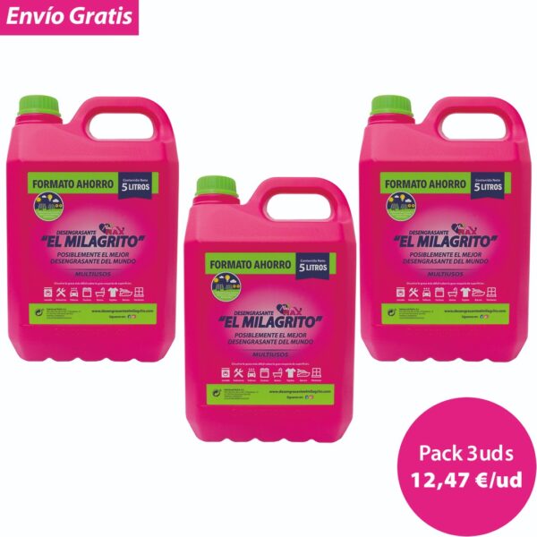 Desengrasante El Milagrito Garrafa 5L (3 UDS)