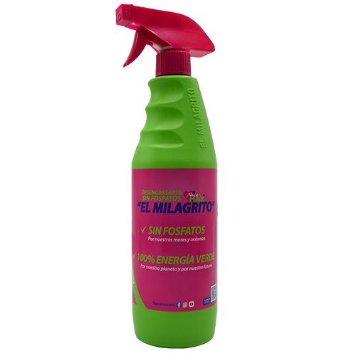 El Milagrito Desengrasante Multiusos Sin Fosfatos 750ml. Spray