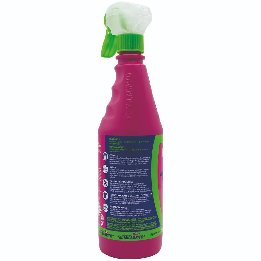 Desengrasante El Milagrito Spray 750ML (12 UDS) - Imagen 3