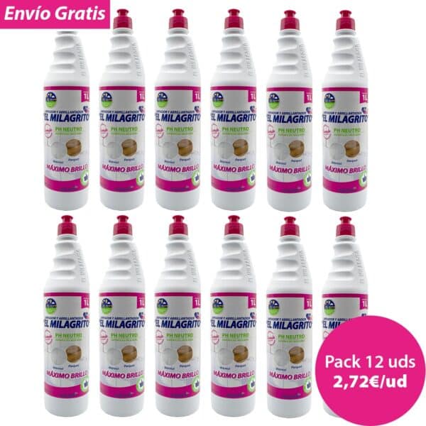 Limpiador Abrillantador El Milagrito Push Pull 1L (12 UDS)