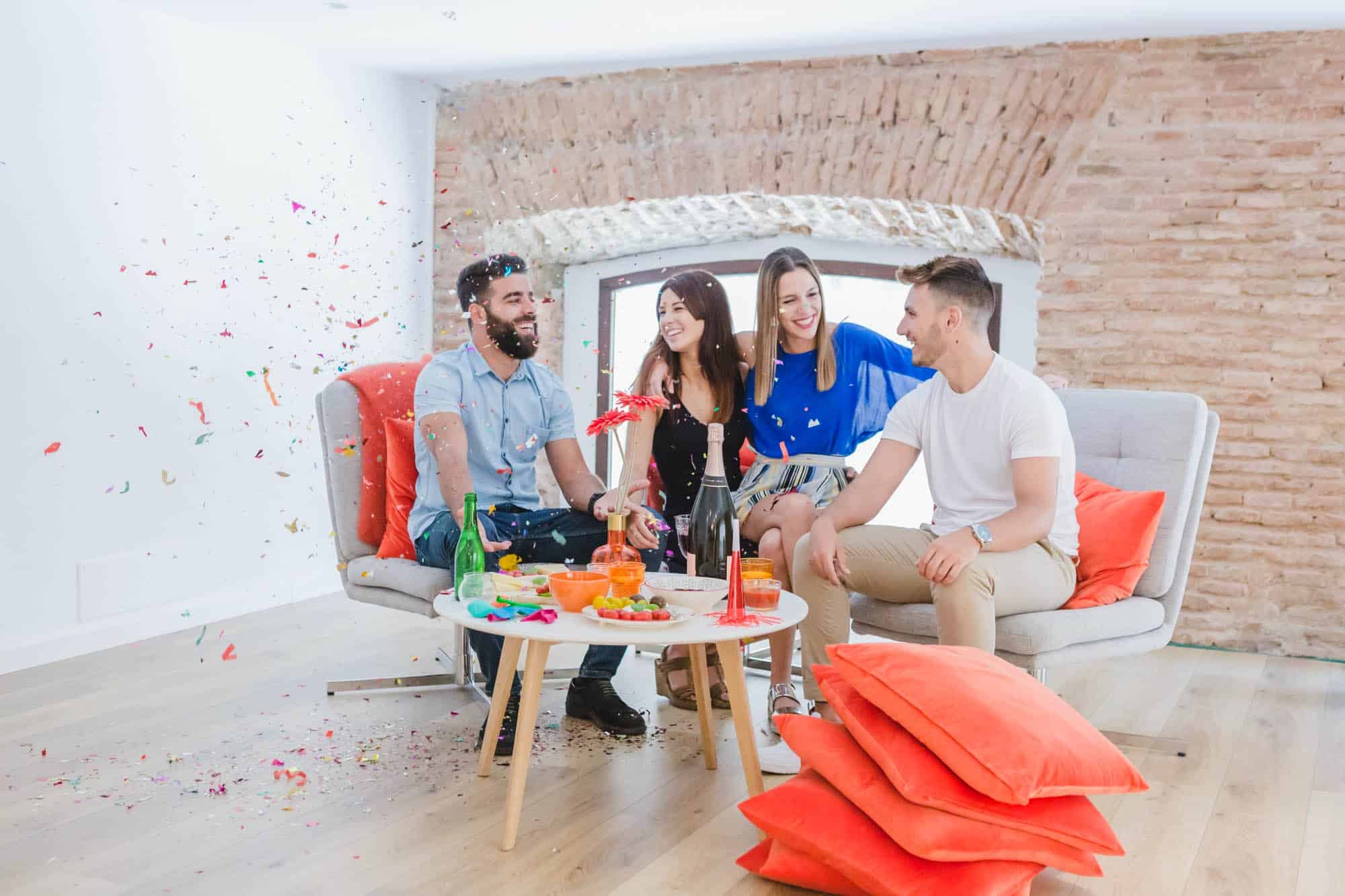 limpieza tras una fiesta