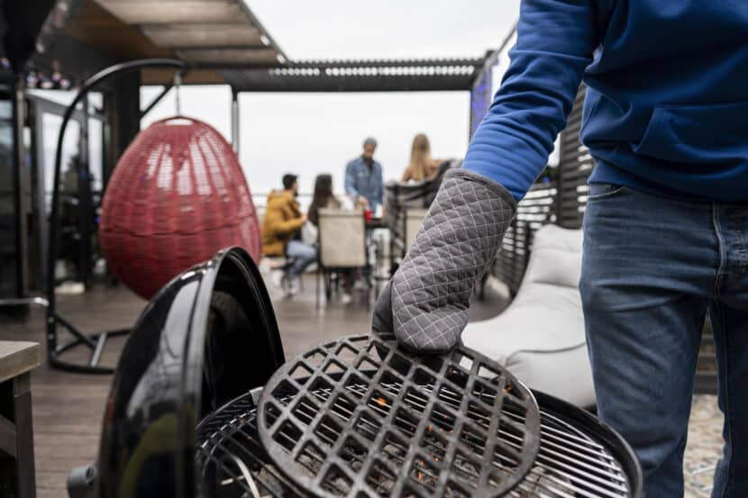 limpieza de barbacoa